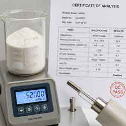 نمونه-hpmc-در-کنار-برگه-آنالیز-برای-کنترل-کیفیت نمونه-hpmc-در-کنار-برگه-آنالیز-برای-کنترل-کیفیت